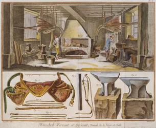 Blacksmith, illustration from the 